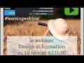 Webinar digital learning academy  impact du design en formation