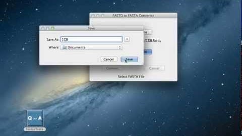 FASTQ to FASTA GUI Converter for Mac