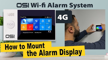 OSI 4G Wi-Fi Alarm System - How to Mount the Alarm Display // OSI GO DIRECT