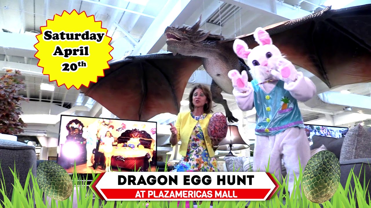 First-Ever Dragon Easter Egg Hunt Event at PlazAmericas Mall