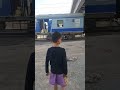 Little boy scared of speeding train  shorts