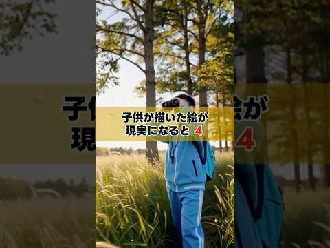 子供が描いた絵が現実になると４ Animals Illustration Drawing
