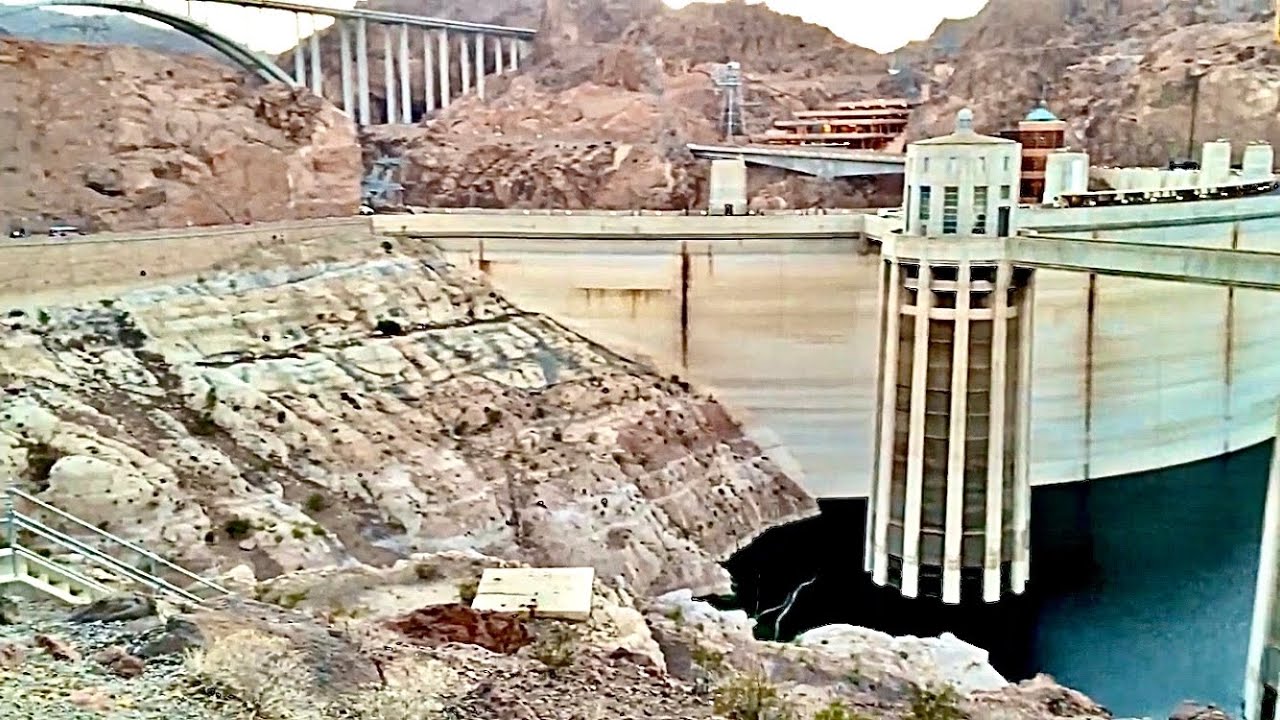hoover dam low water level october 2016 youtube how the hoover dam works