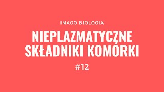 Nieplazmatyczne składniki komórki