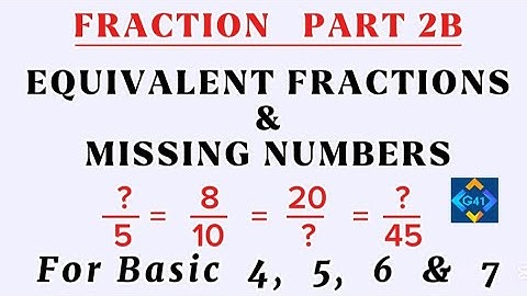 GMAETS41 BASIC CLASS is live! FINDING MISSING NUMBERS IN A FRACTION || #OnlineLesson #SUBSCRIBE
