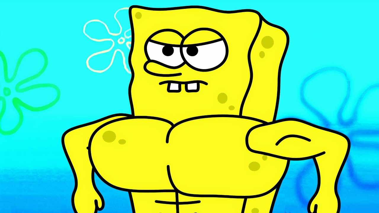 BodyBuilder SpongeBob  ♪  TheFatRat - Stronger [Music Video]