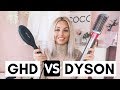 DYSON AIRWRAP VS GHD GLIDE HOT BRUSH | Lucy Jessica Carter