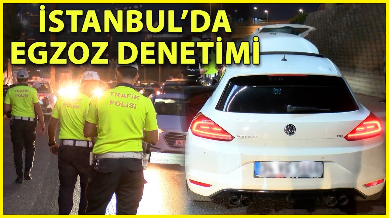 Trafik Denetiminde Abart Egzoz Kullanan Sürücülere Ceza Kesildi