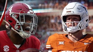 #11 Texas vs #3 Alabama Highlights | College Football Week 2 | 2023 College Football Highlights