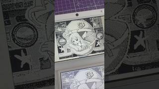 Flipnote studio 3d on Nintendo 3ds drawing process 🌱 #nintendo3ds #nostalgia #flipnote #pixelart