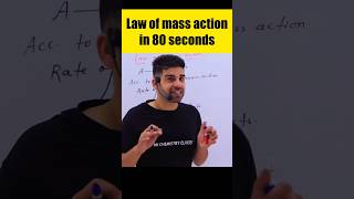 Law of mass action in 80 seconds #chemistry #class11chemistry #chemistryshorts