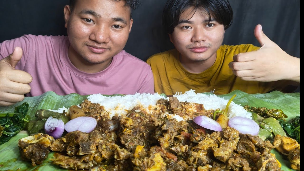 Mukbang || Eating Delicious Buff Meat With My Friend || Pintu Mukbang