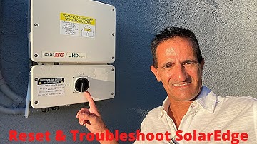 How to Reset & Trouble-shoot the SolarEdge Solar Inverter. How To Reset & Fix  Solar Edge Inverter.