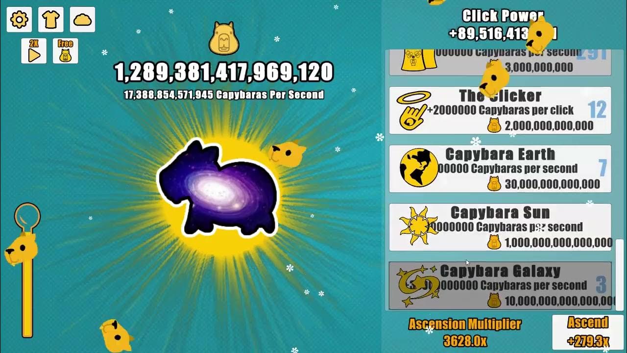 Capybara clicker speedrun world record YouTube