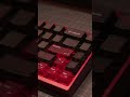 Red Black Polka Dot Keycaps – Clean RGB Keyboard Aesthetic