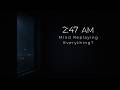 Rain for Overthinking at 2:47 AM (☁ Black Screen) 1 Hour
