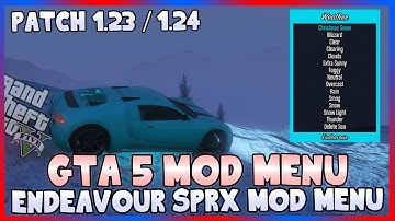 [PS3/1.23/1.24] GTA 5 MOD MENU - ENDEAVOUR BY WELSH (GTA 5 MODS)