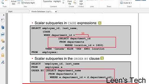 SQL 11g Tutorial in Bangla # 67 Using scalar subqueries in SQL