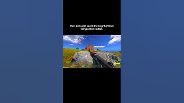 Rust Console I saved the neighbor from being raided…#shorts #rust #rustconsole