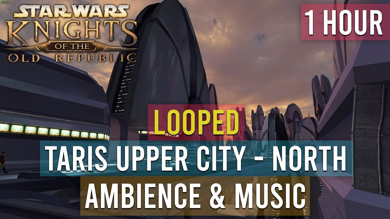 Star Wars: KoToR | Taris Upper City - North | Looped (1 Hour) - Study, Relax