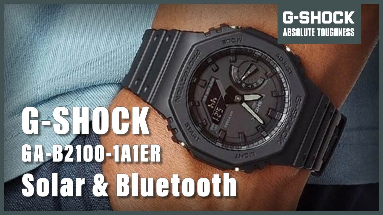 Unboxing the new G-Shock GA-B2100-1A1 YouTube 