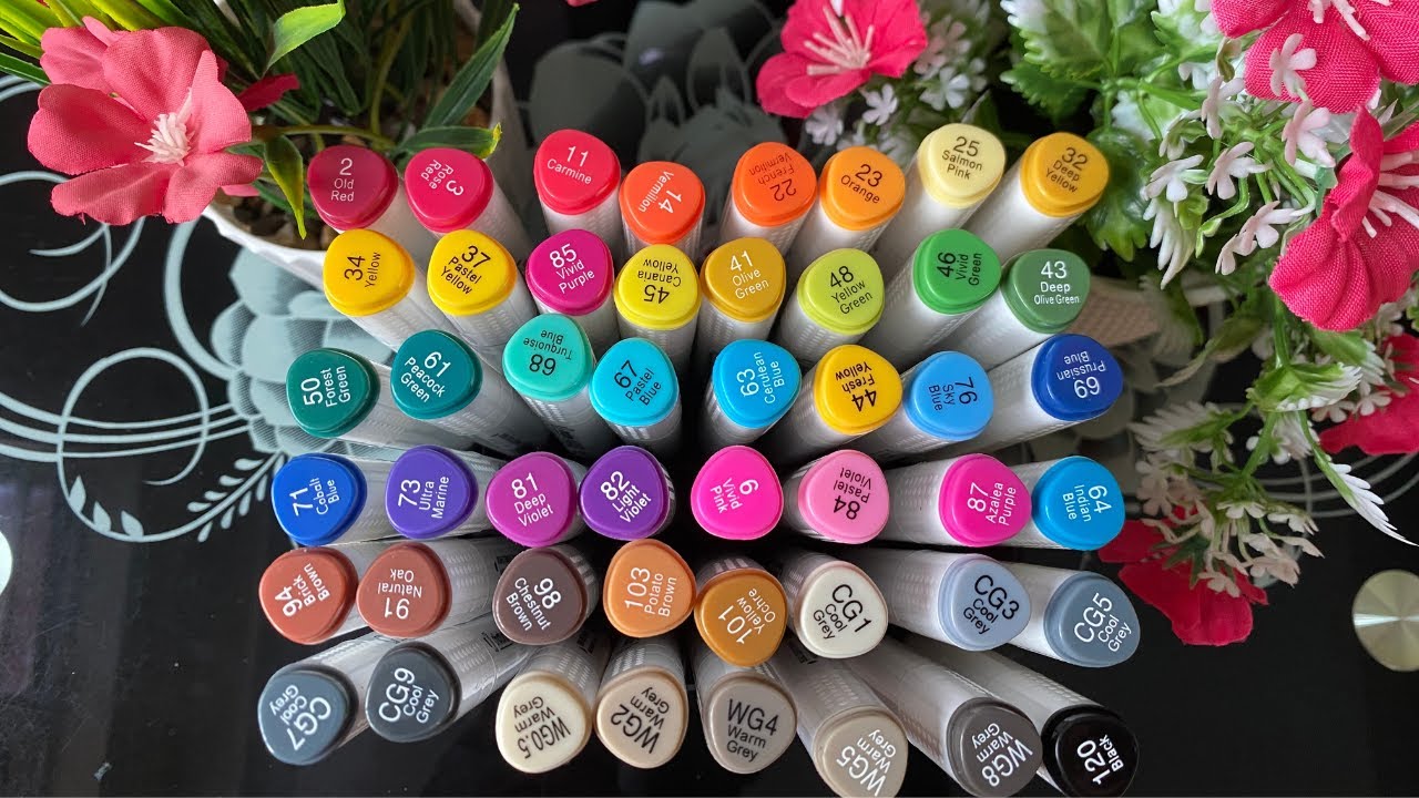 Satisfying ASMR Coloring Marker Sounds 😍 | Part 1