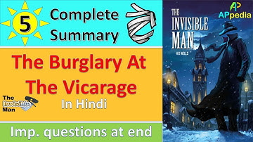 The Invisible Man | Ch 5 | The Burglary at The Vicarage | In Hindi