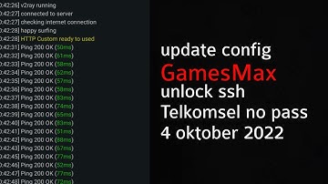 update config gamesmax telkomsel terbaru http custom unlock ssh 4 oktober 2022