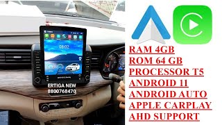 ERTIGA Tesla player| XL6 Tesla screen | Suzuki New Ertiga 2024 Android Stereo Android auto carplay