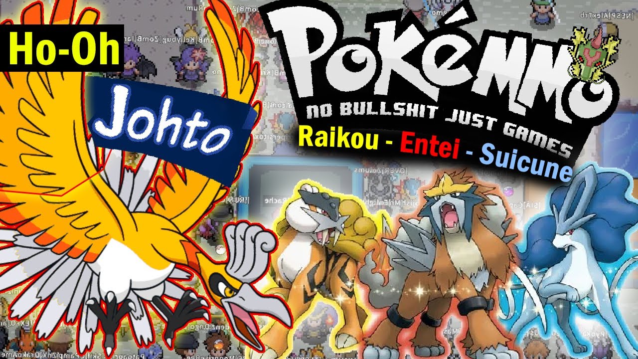 HO-OH LENDÁRIO E GYARADOS VERMELHO EM JOHTO