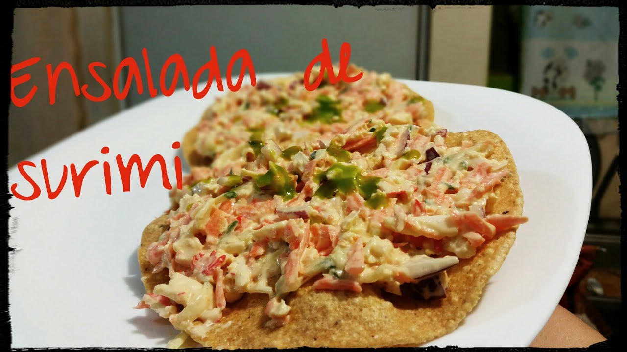 Ensalada de Surimi. - YouTube