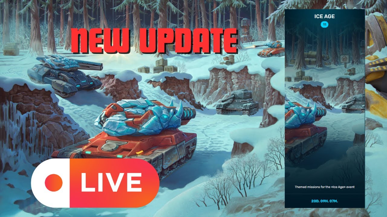 Finishing ICE AGE missions | Giveaway | Tanki Online