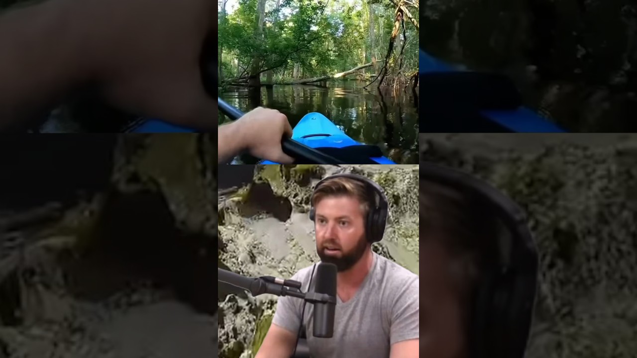 На мужчину, плывущего на байдарке, напал крокодил 🐊 — Джо Роган 