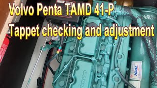 Volvo Penta TAMD 41-P   Tappet adjustment/checking