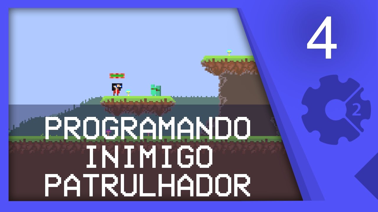 [CONSTRUCT 2] PROGRAMANDO INIMIGO PATRULHADOR - Roguelike 4/16