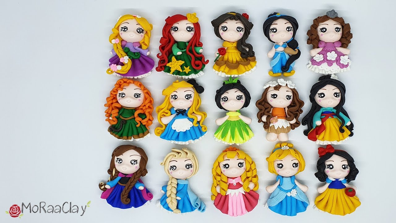 PRINCESS THEMED DOLLS BONEKA CLAY  PUTRI CANTIK MoRaa 