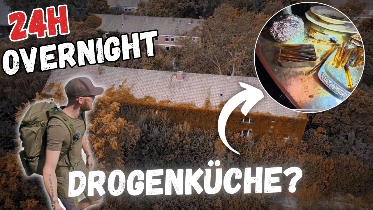 24h ALLEINE 🥵 in verlassener Militär Kaserne⛔️| LOSTPLACE