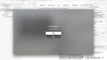 Apple TVOS Tutorial - Adding Button Actions TVML Kit