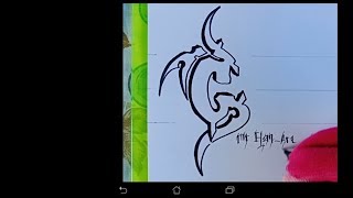 Cara membuat Graffiti huruf C #abjad # alpabet #3d #cara_membuat #huruf #amazing #speed_painting
