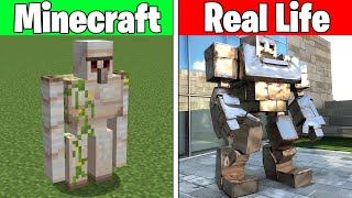 Realistic Minecraft | Real Life vs Minecraft | Realistic Slime, Water, Lava #404