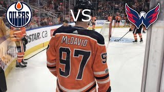 EDMONTON OILERS WARM UP VS WASHINGTON CAPITALS!!!