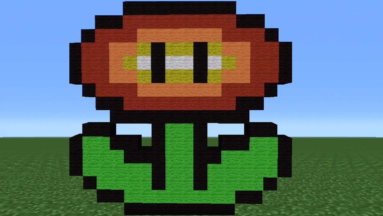 Featured image of post Minecraft Flowers Pixel Art : This was original done by me i tried to post it on the minecraft subreddit and i got 10 likes i hope this get more i did this originally it wasn&#039;t copied by anyone (reddit.com).