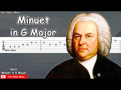 Bach - Minuet in G Major Guitar Tutorial