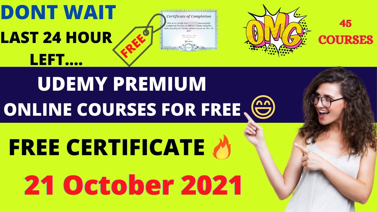 udemy free courses certificate | udemy coupon code 2021 | udemy free ...