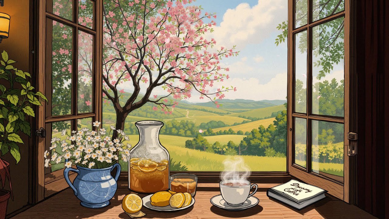 Morning Spring Lofi Music 🌷 Coffee Music ☕ Lofi Hip Hop -  Beats to relax//chill to