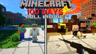 I Survived 100 Days in a NUCLEAR WAR in Minecraft Hardcore Full Movie