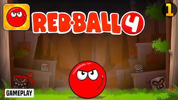 Red Ball 4 - Gameplay Walkthrough Part 1 - Levels 1-15 (iOS, Android)