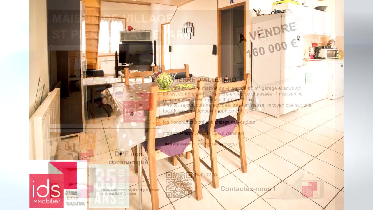 MAISON DE VILLAGE ST PIERRE D'ALLEVARD YouTube