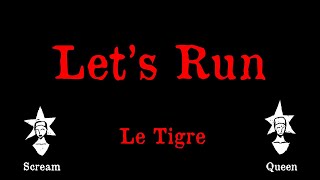 Le Tigre - Let's Run - Karaoke