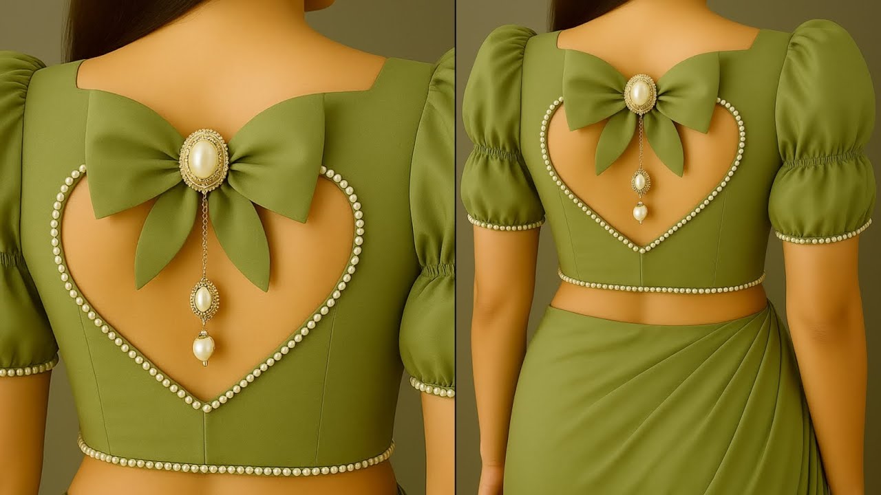  Model Blouse Design | Blouse Back Neck Design| simple Model Blouse Back Neck Design |